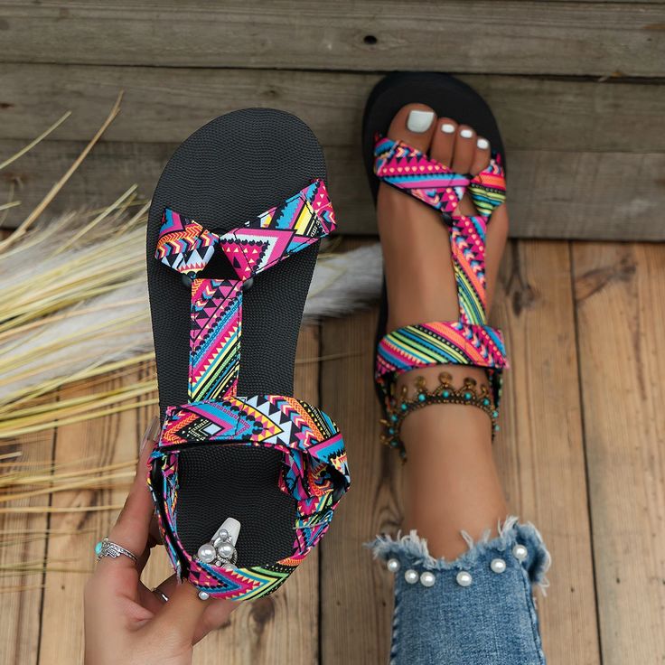 Summer Flat Shoes Set